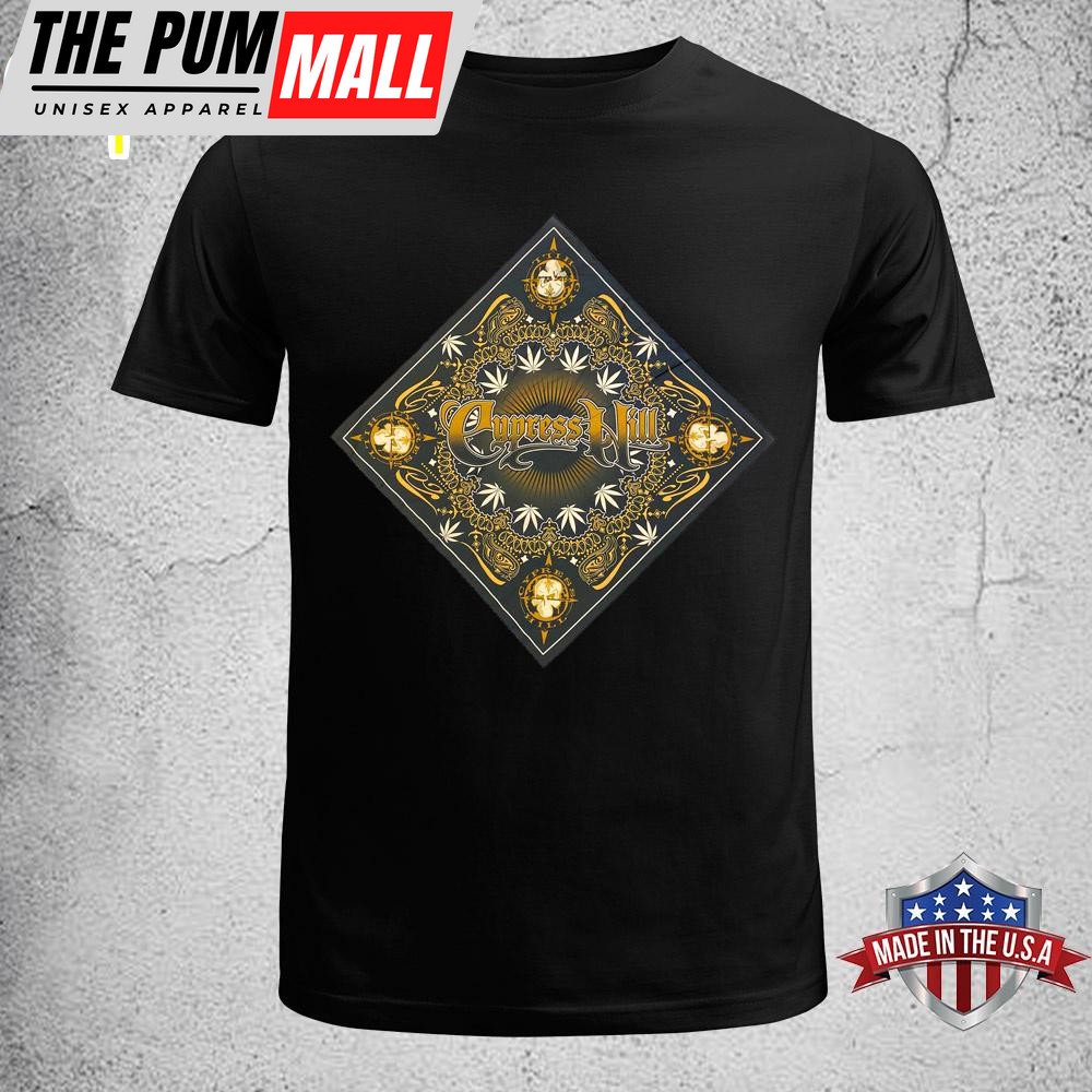 Cypress Hill Gold Filigree Music Unisex T-Shirt