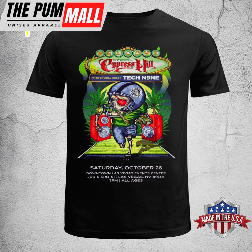 Cypress Hill October 26 Las Vegas Events Music Unisex T-Shirt