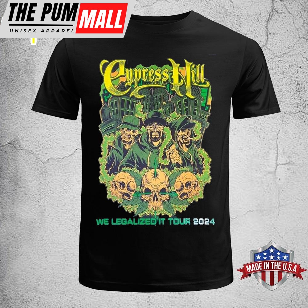 Cypress Hill Pepsi Amphitheater Flagstaff Az Legalized It Tour 2025 Unisex T-Shirt