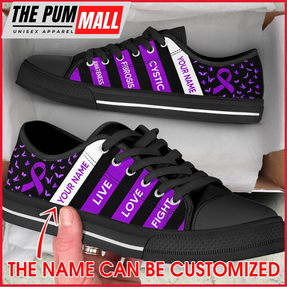 cystic-fibrosis-shoes-plaid-low-top-shoes-canvas-shoes-personalized-custom-b-s2qsp8bj Cystic Fibrosis Shoes Plaid Low Top Shoes Canvas Shoes – Personalized Custom – Best Gift For Men And Women
