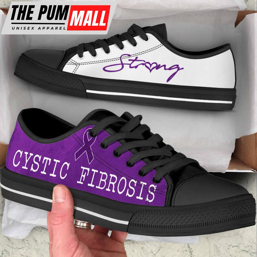 Cystic Fibrosis Shoes Strong Low Top Shoes Canvas Shoes