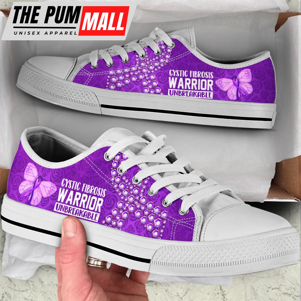 Cystic Fibrosis Shoes Unbreakable Low Top Shoes – Best Gift For Men And Women – Sneaker For Walking