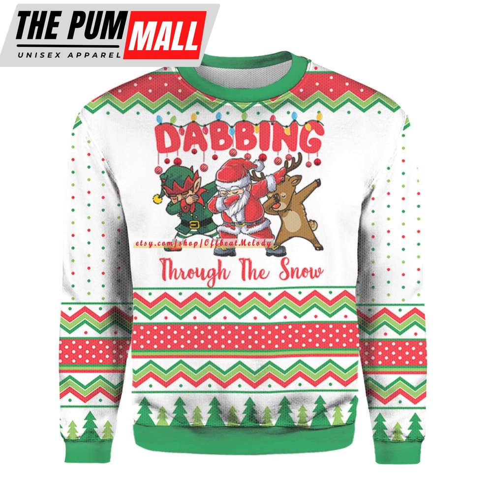 dabbing-through-the-snow-ugly-christmas-sweater-dabbing-christmas-ugly-sweater-zjvxvb23 Dabbing Through The Snow Ugly Christmas Sweater, Dabbing Christmas Ugly Sweater, Merry Christmas Sweater Sweatshirt Hoodie 3D All Over Print