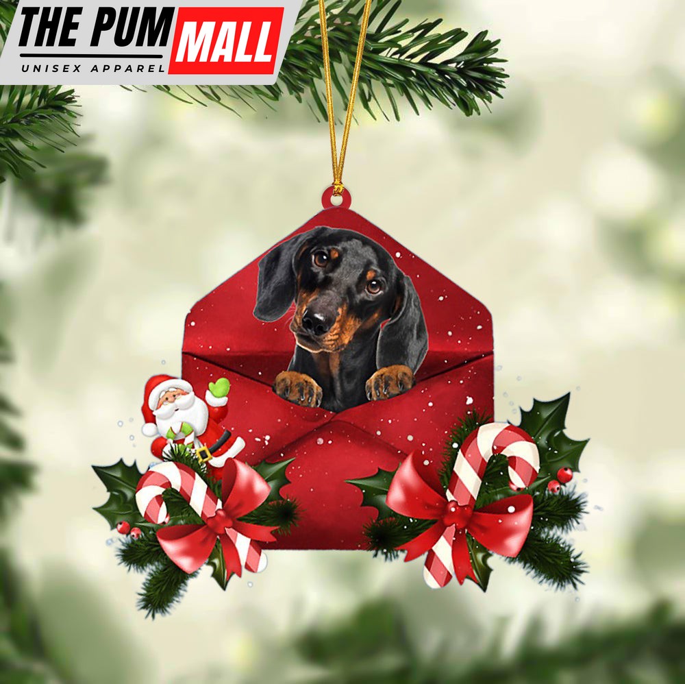 Dachshund Christmas Letter Ornament – Car Ornament – Gifts For Pet Owners Limited Edition