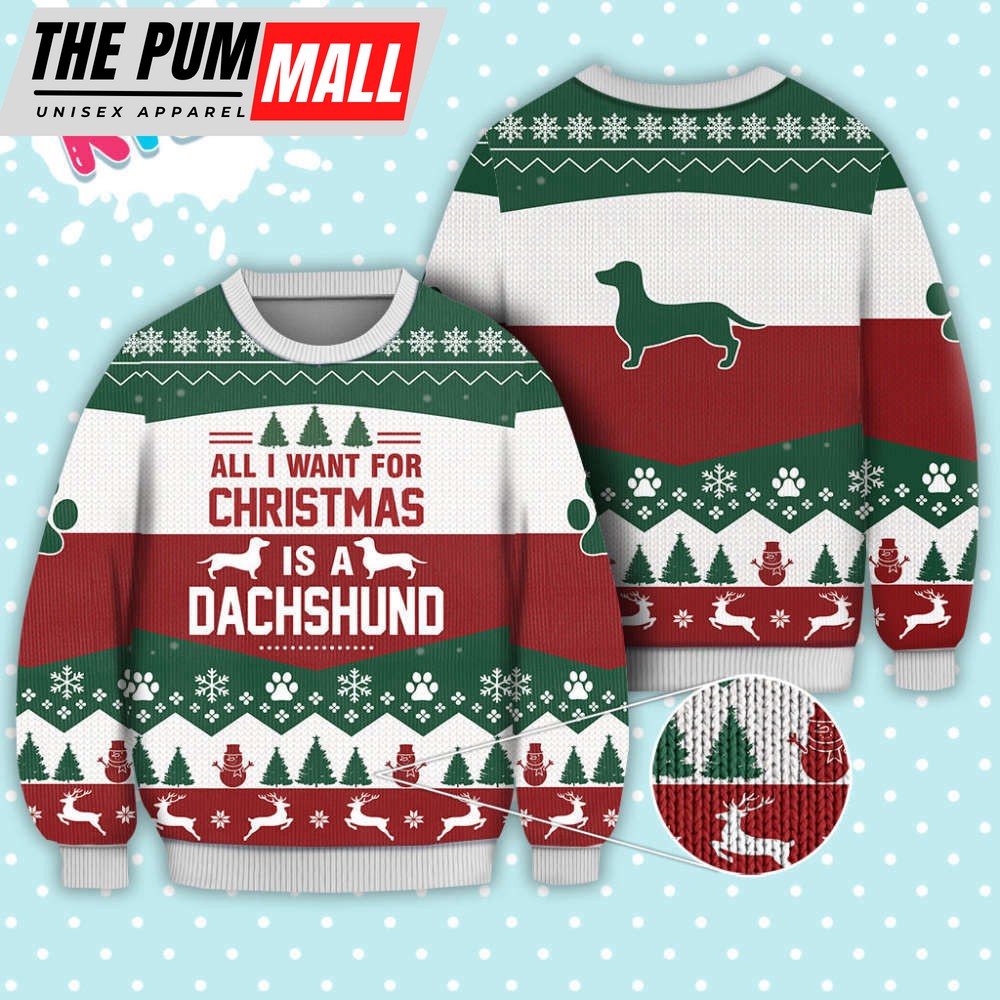 dachshund-dog-2-all-i-want-for-christmas-sweater-festive-knitted-print-sweatsh-m2p6wmhz Dachshund Dog 2 All I Want For Christmas Sweater – Festive Knitted Print Sweatshirt Perfect Gift
