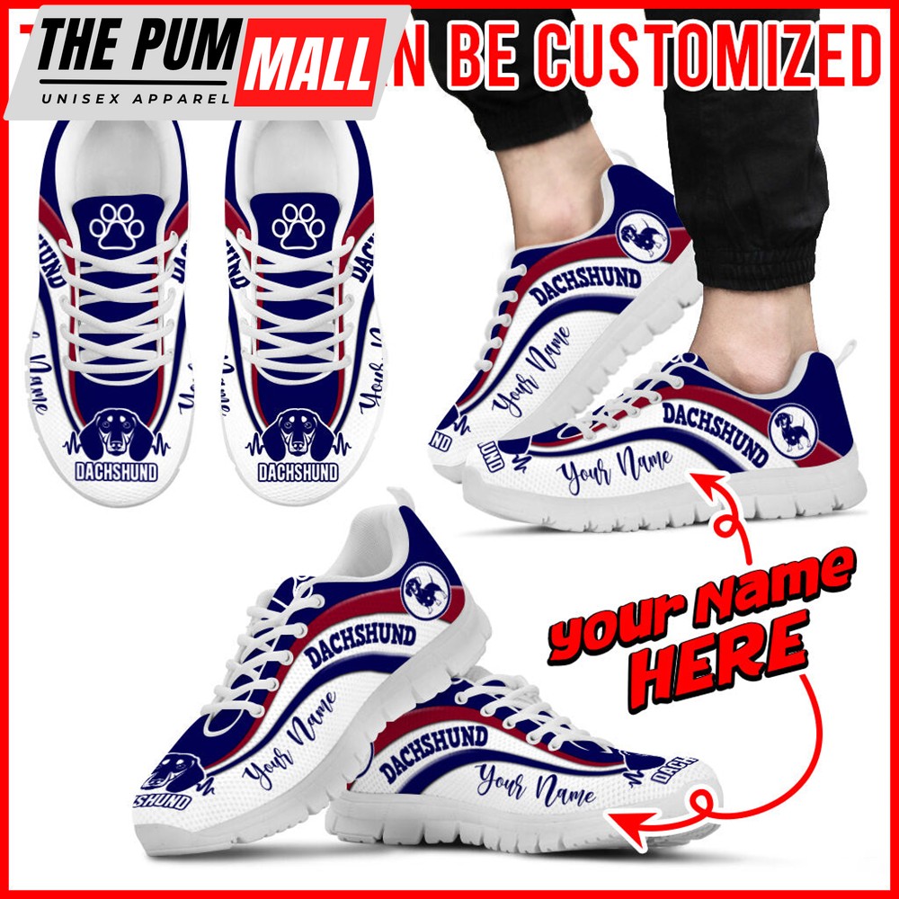 dachshund-dog-lover-shoes-symbol-stripes-pattern-sneaker-walking-shoes-persona-6zuuxzh3 Dachshund Dog Lover Shoes Symbol Stripes Pattern Sneaker Walking Shoes – Personalized Custom – Best Shoes For Dog Mom