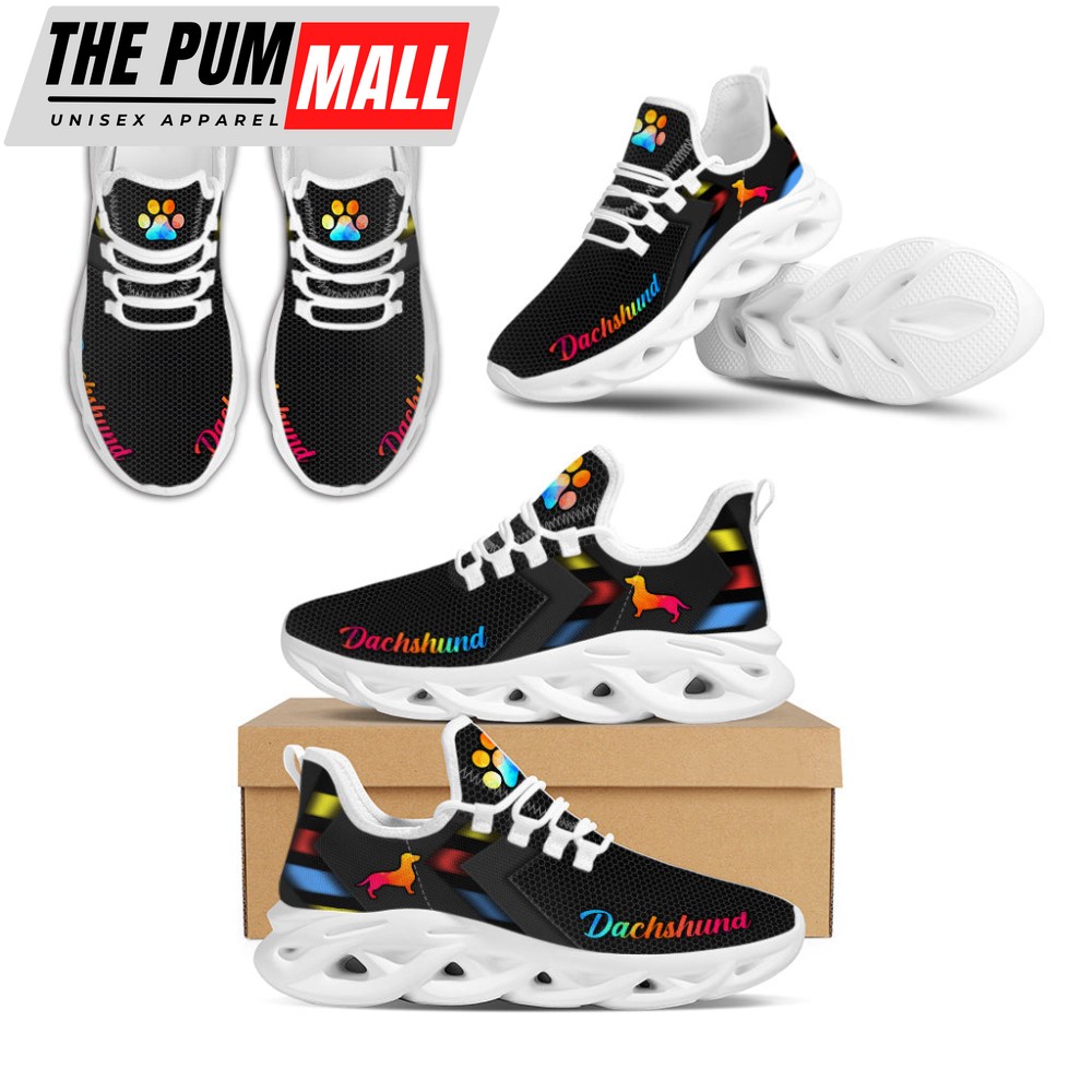 Dachshund Dog Simplify Style Flex Control Sneakers Fashion Shoes For Both Men And Women