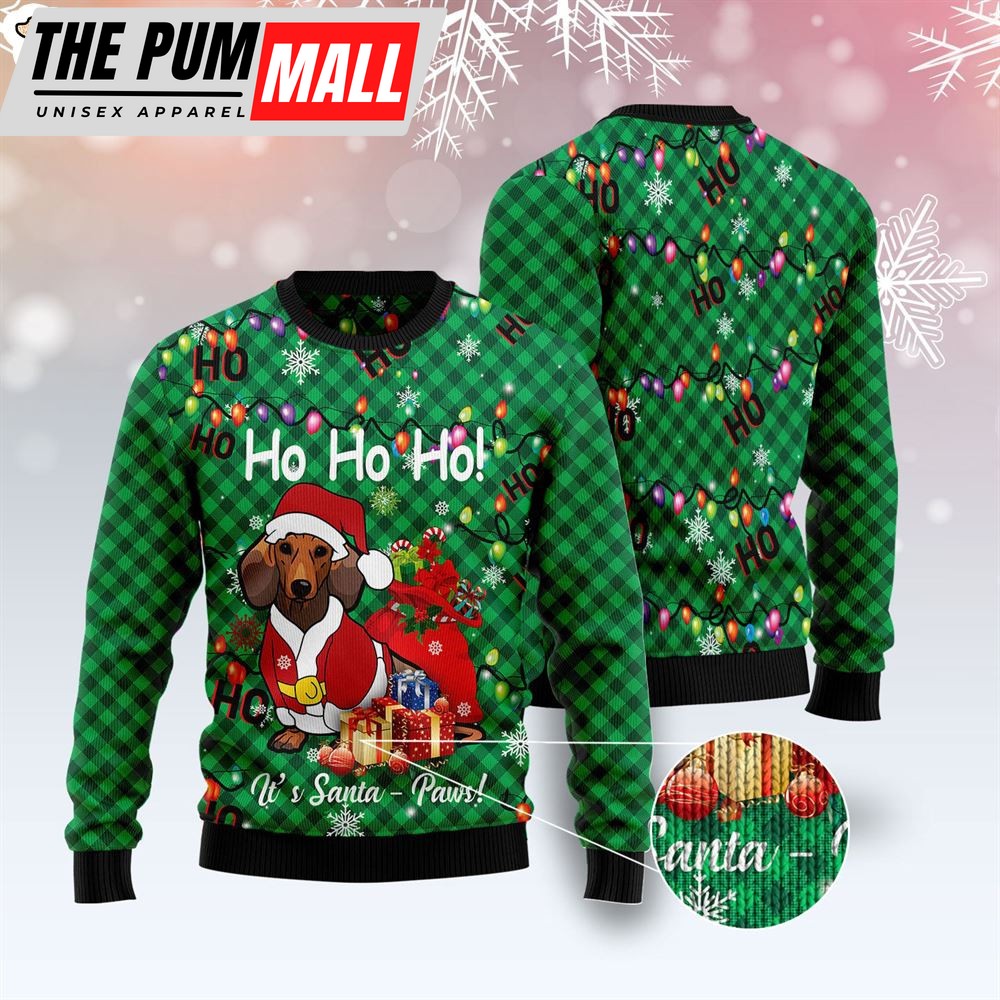 dachshund-santa-paw-ugly-christmas-sweater-xmas-gifts-for-dog-lovers-gift-fo-pg0ajmaz Dachshund Santa Paw Ugly Christmas Sweater – Xmas Gifts For Dog Lovers – Gift For Christmas