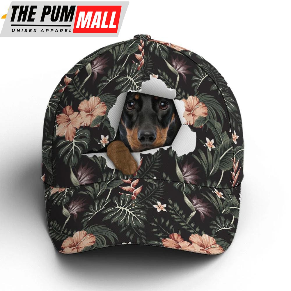 Dachshund Tropical Hawaiian Classic Baseball Cap