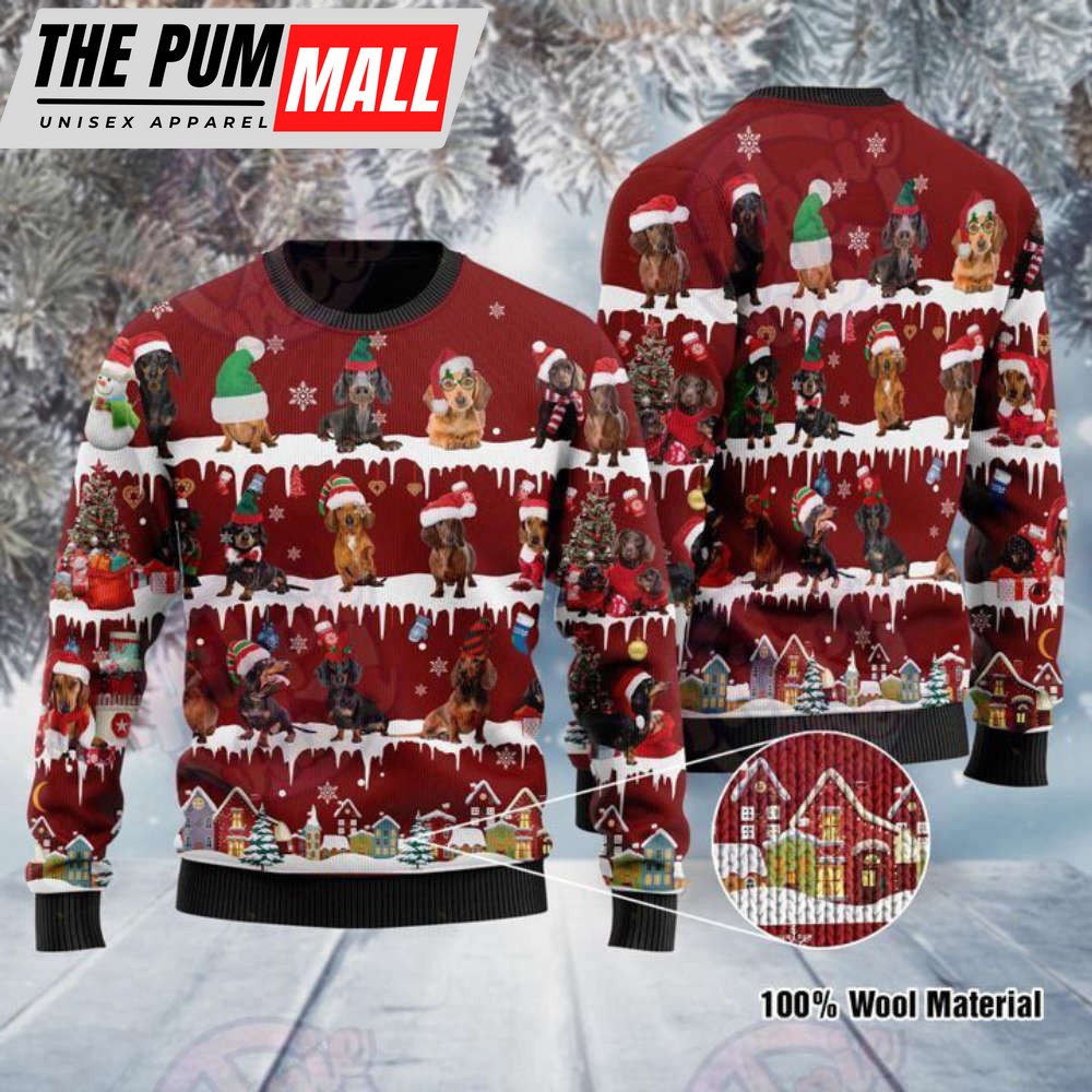 Dachshund Ugly Sweater Dachshund Collection Christmas Sweater Christmas Gift for Dog Lovers – Gift For Christmass Day