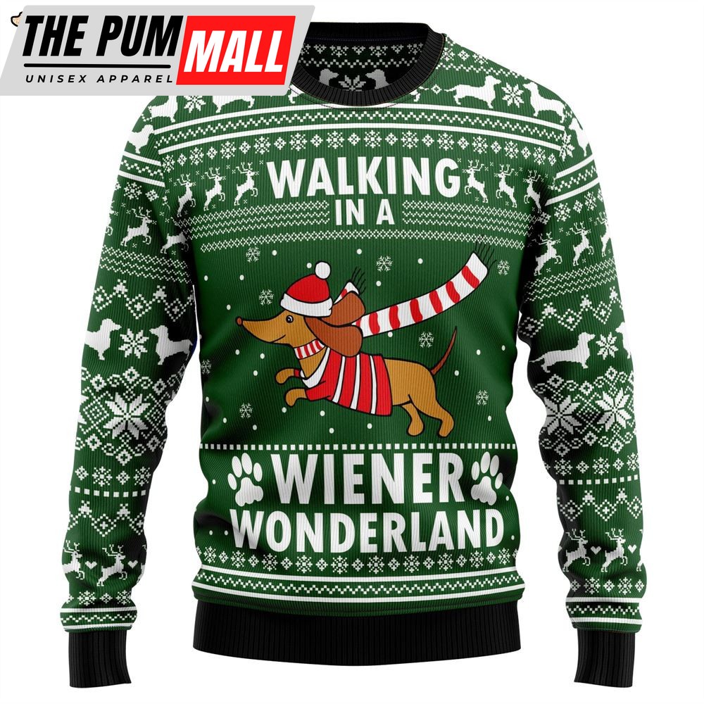 Dachshund Weiner Wonderland Ugly Christmas Sweater – Xmas Gifts For Dog Lovers – Gift For Christmas