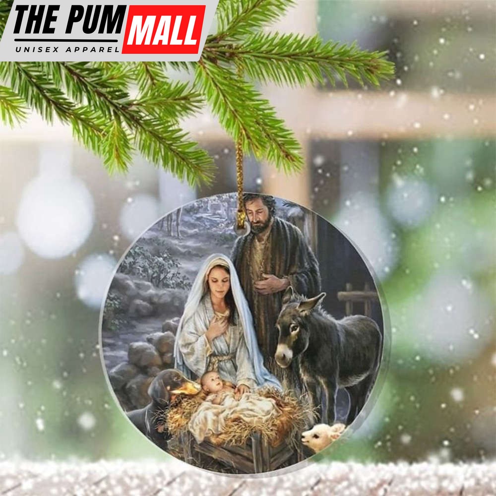 Dachshund Witness Jesus Savior Is Born Christmas Ornament Dog Lover Gifts Limited Edition