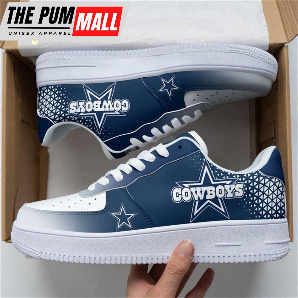 Dallas Cowboys Air Force 1 Shoes Sneaker For Men Women