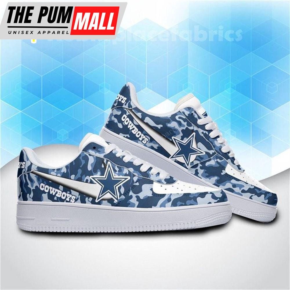 Dallas Cowboys Air Force 1 Sneaker Shoes Custom For Men Women