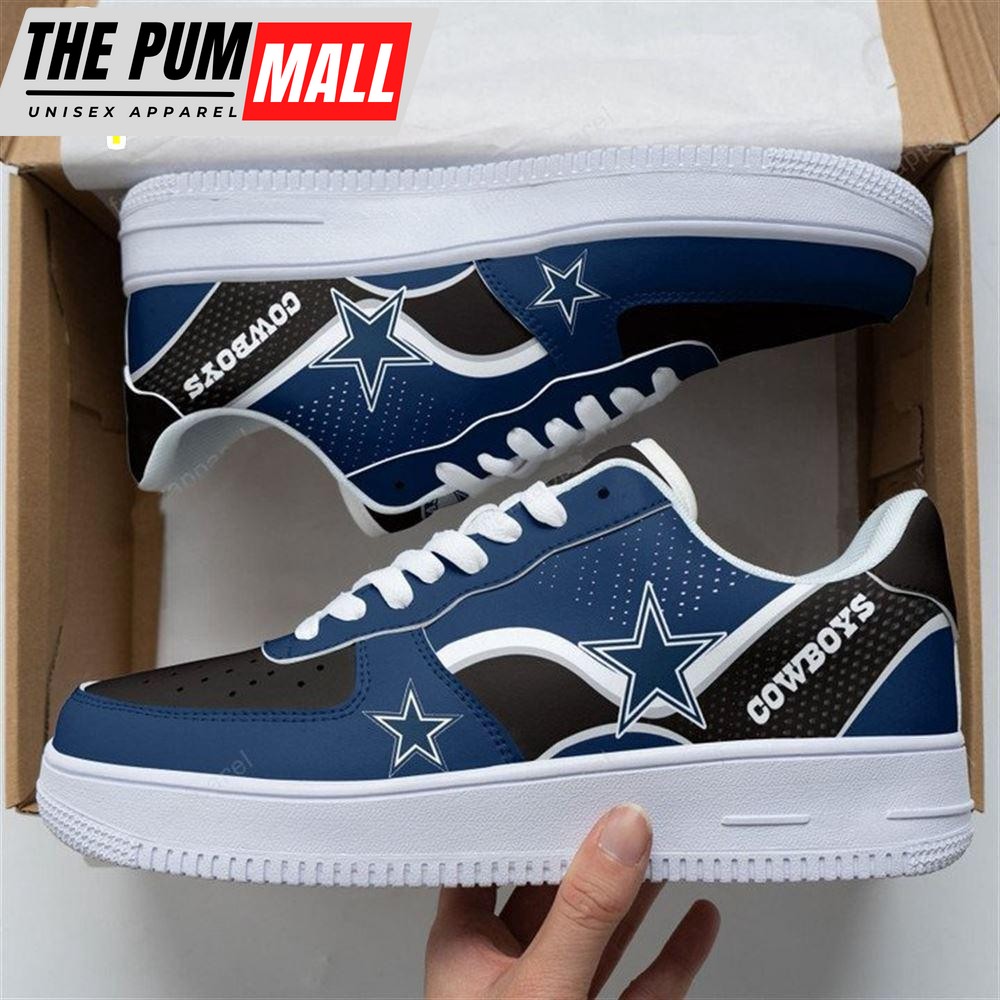 Dallas Cowboys Air Force 1 Sneaker Shoes V7 Custom For Men Women