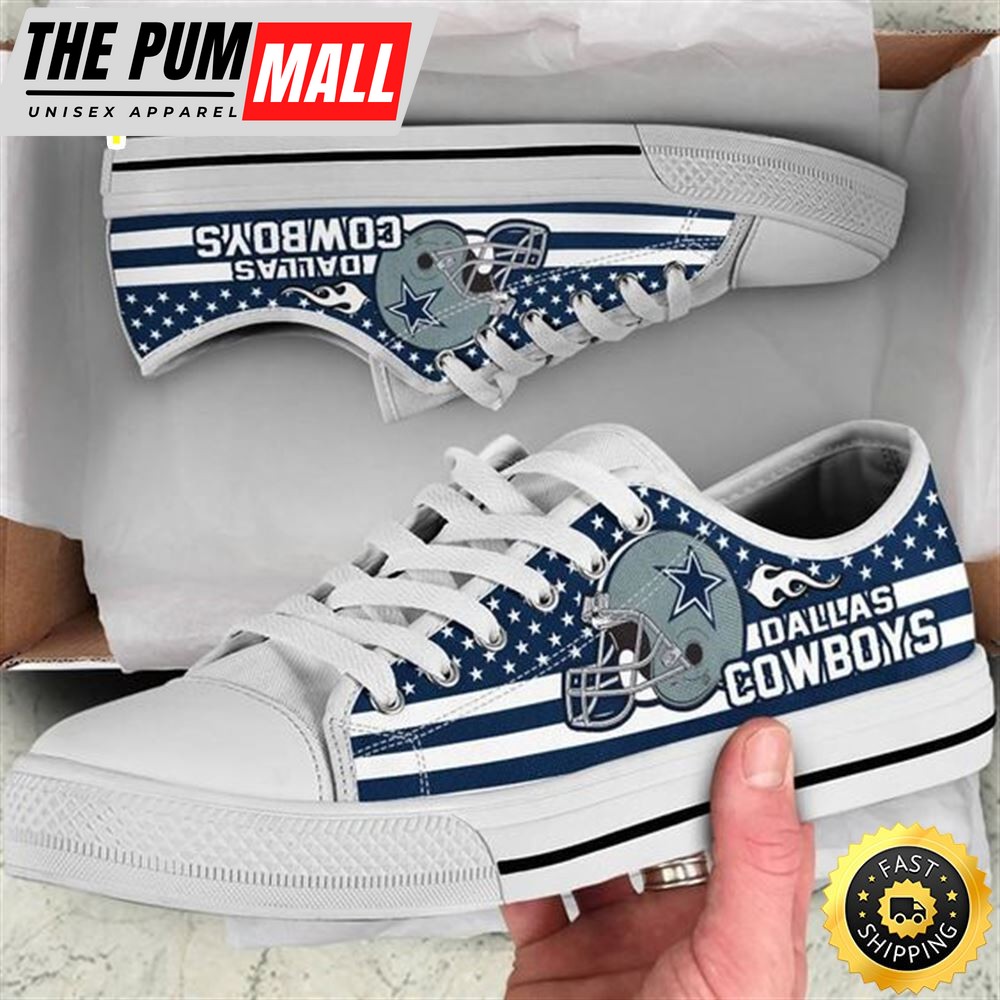 Dallas Cowboys America’s Team NFL Like Low Top Shoes