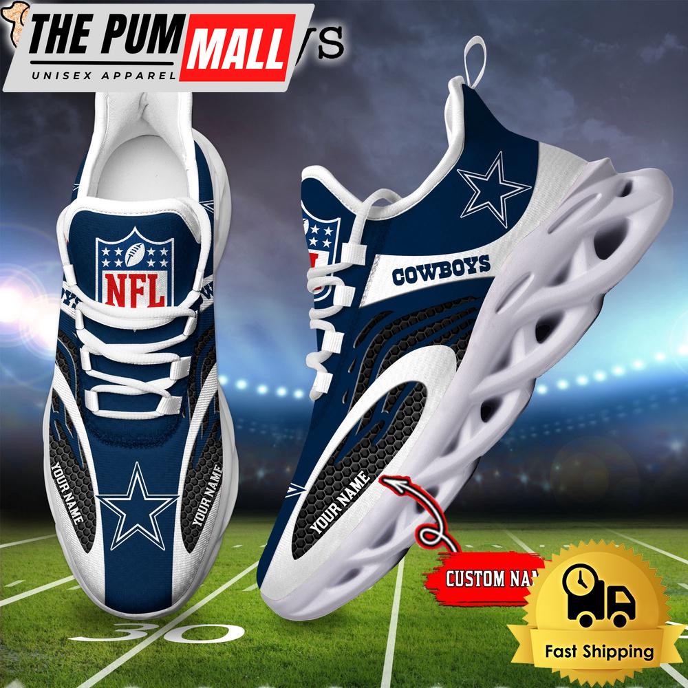Dallas Cowboys Custom Max Soul Shoes