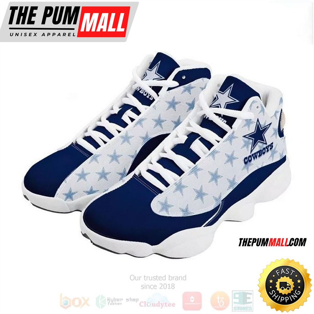 Dallas Cowboys Football Nfl Air Jd 13 Shoes