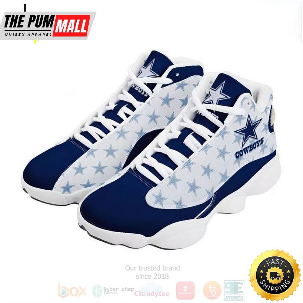 Dallas Cowboys Football Nfl Air Jd 13 Shoes