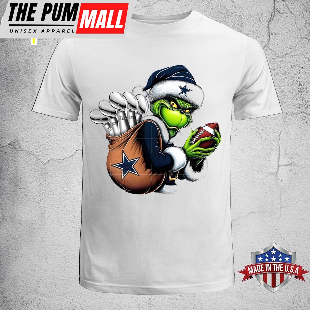 Dallas Cowboys Grinch Christmas Unisex T-Shirt
