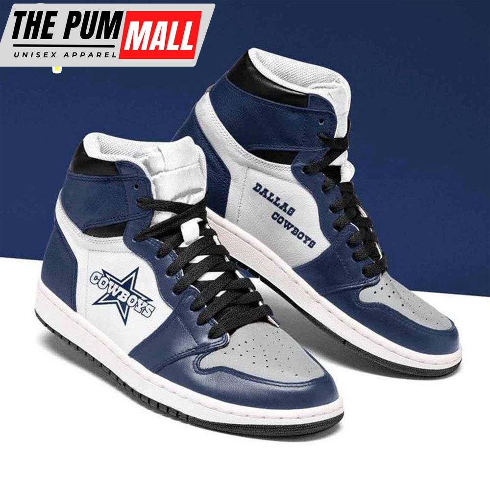 Dallas Cowboys Jordan Sneakers Nfl Cowboys For Men Women