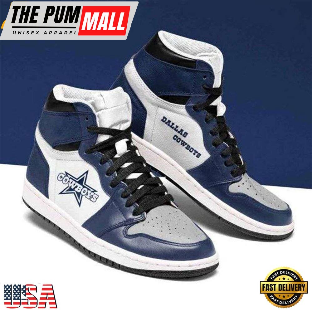 Dallas Cowboys NFL 1Jordan 1 Boot Sneakers Shoes