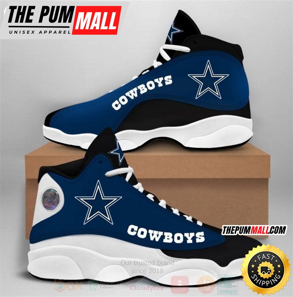 Dallas Cowboys Nfl Air Jd 13 Shoes 2