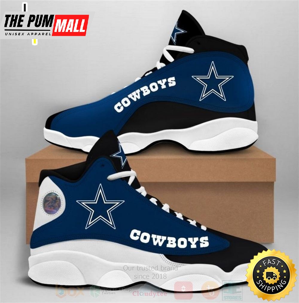 Dallas Cowboys Nfl Air Jd 13 Shoes 2