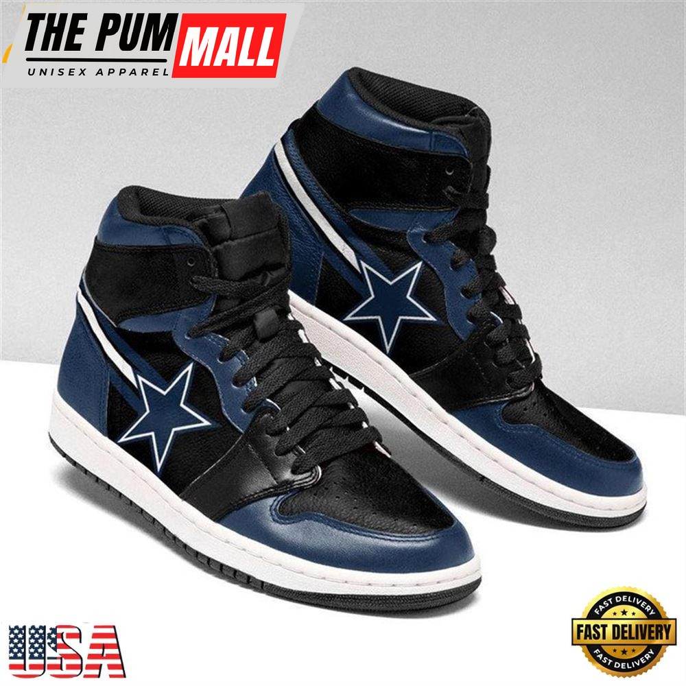 Dallas Cowboys Nfl Air Jd Shoes Sport Sneaker Boots Shoes For Men Women
