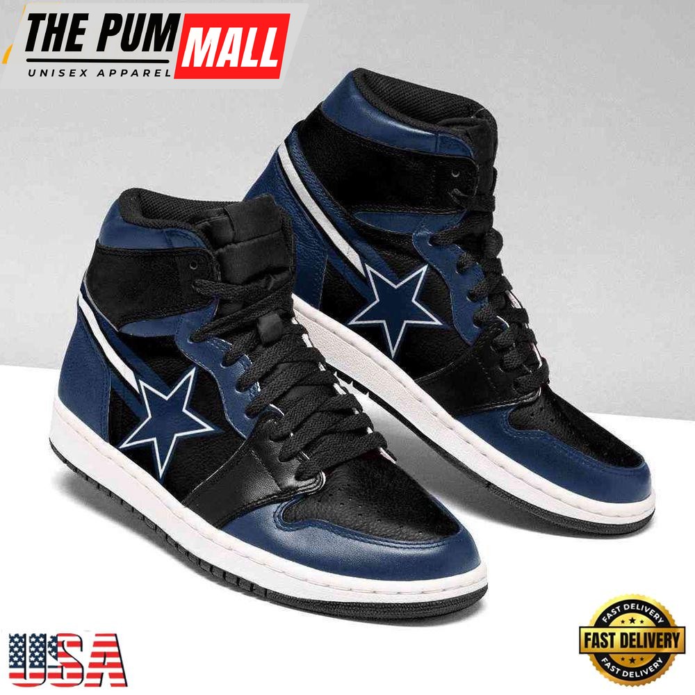 Dallas Cowboys Nfl Air Jd Shoes Sport Sneakers, For Men And Women