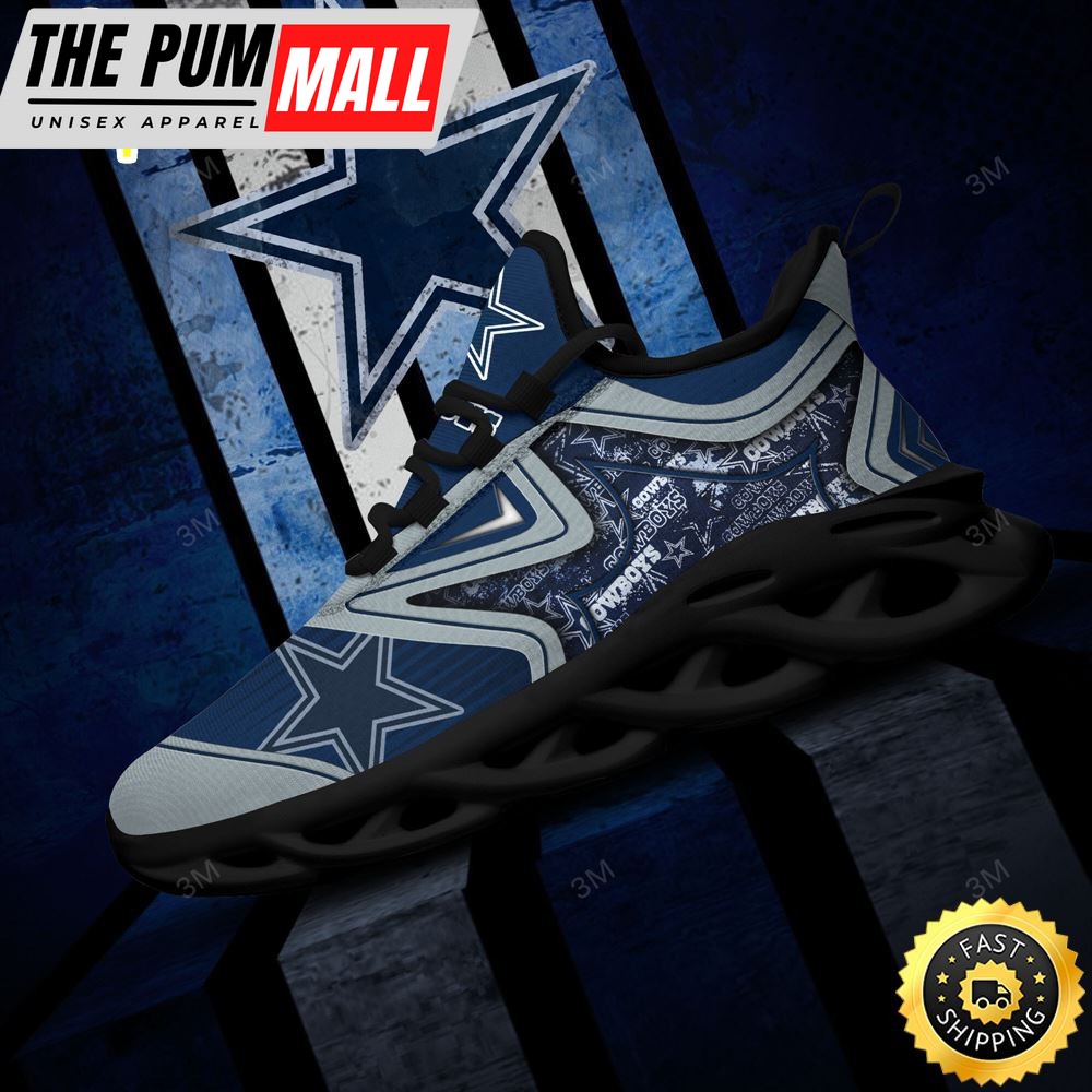 Dallas Cowboys NFL Clunky Shoes Running Adults Sports Sneakers Gift For Football