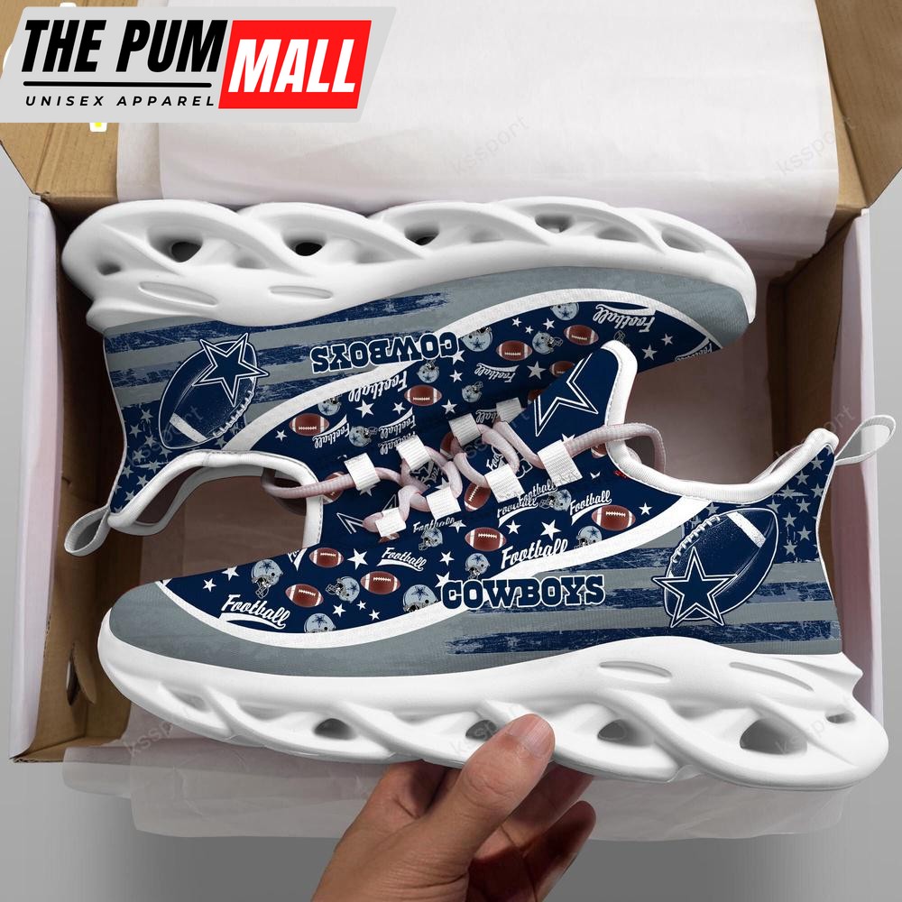 Dallas Cowboys NFL Clunky Sport Max Soul Shoes New Design For Fans
