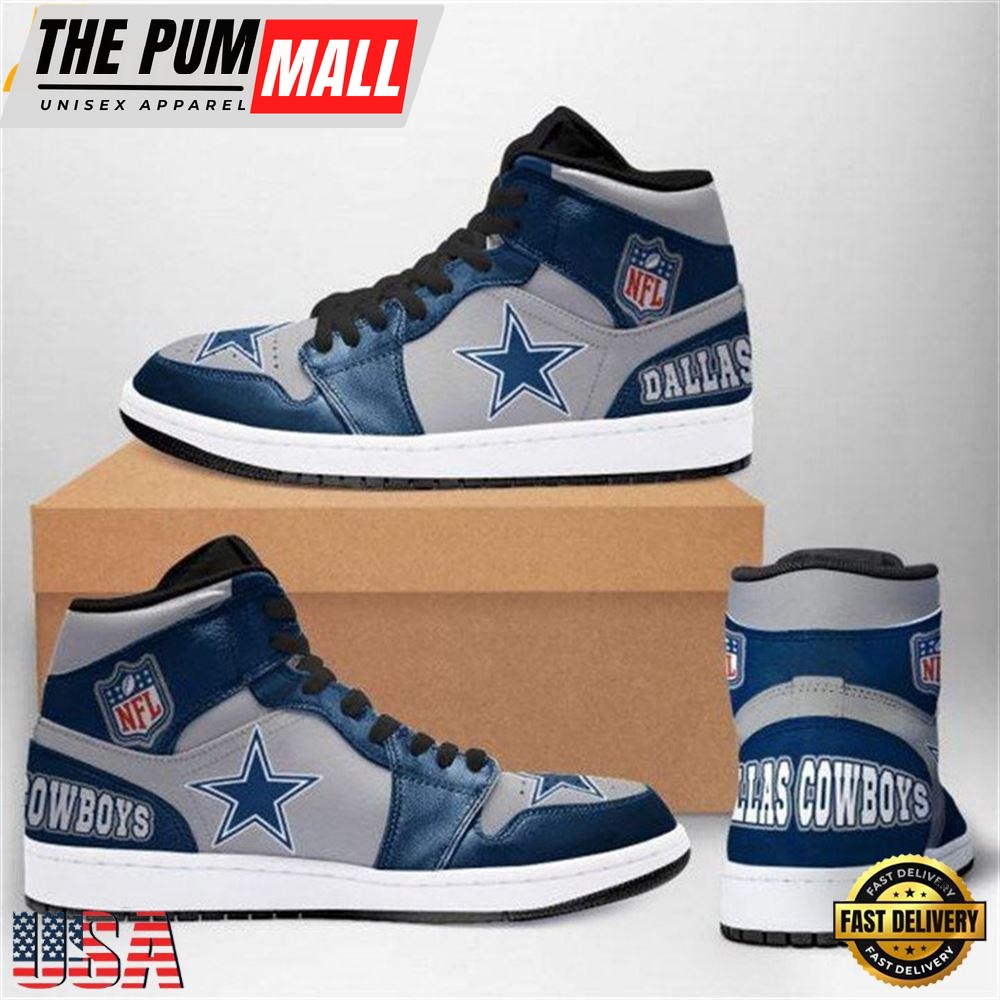 Dallas Cowboys Nfl Football Air Jd Sneaker Boots Shoes For Men Women