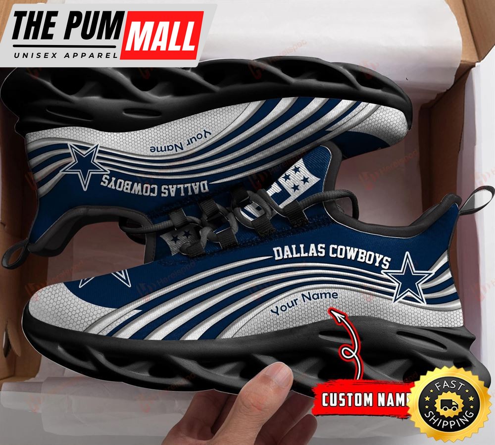 Dallas Cowboys NFL Personalized Clunky Shoes Running Adults