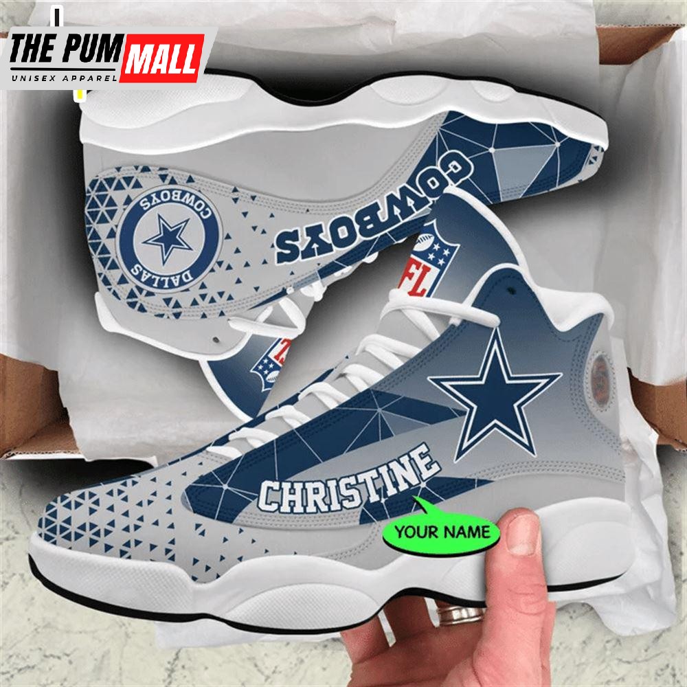 Dallas Cowboys NFL Personalized Jordan 13 Shoes Gift For Fans Sport