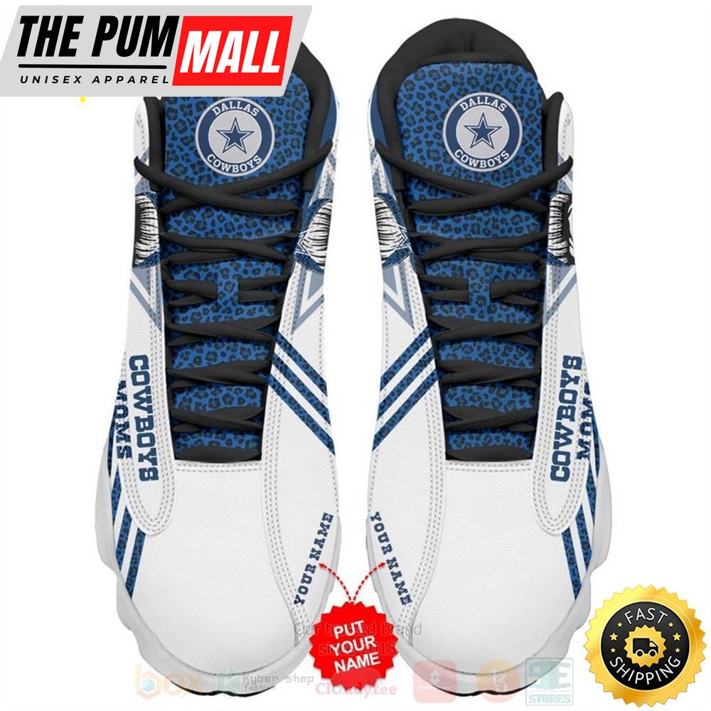 Dallas Cowboys Nfl Skull Football Custom Name Air Jd 13 Shoes