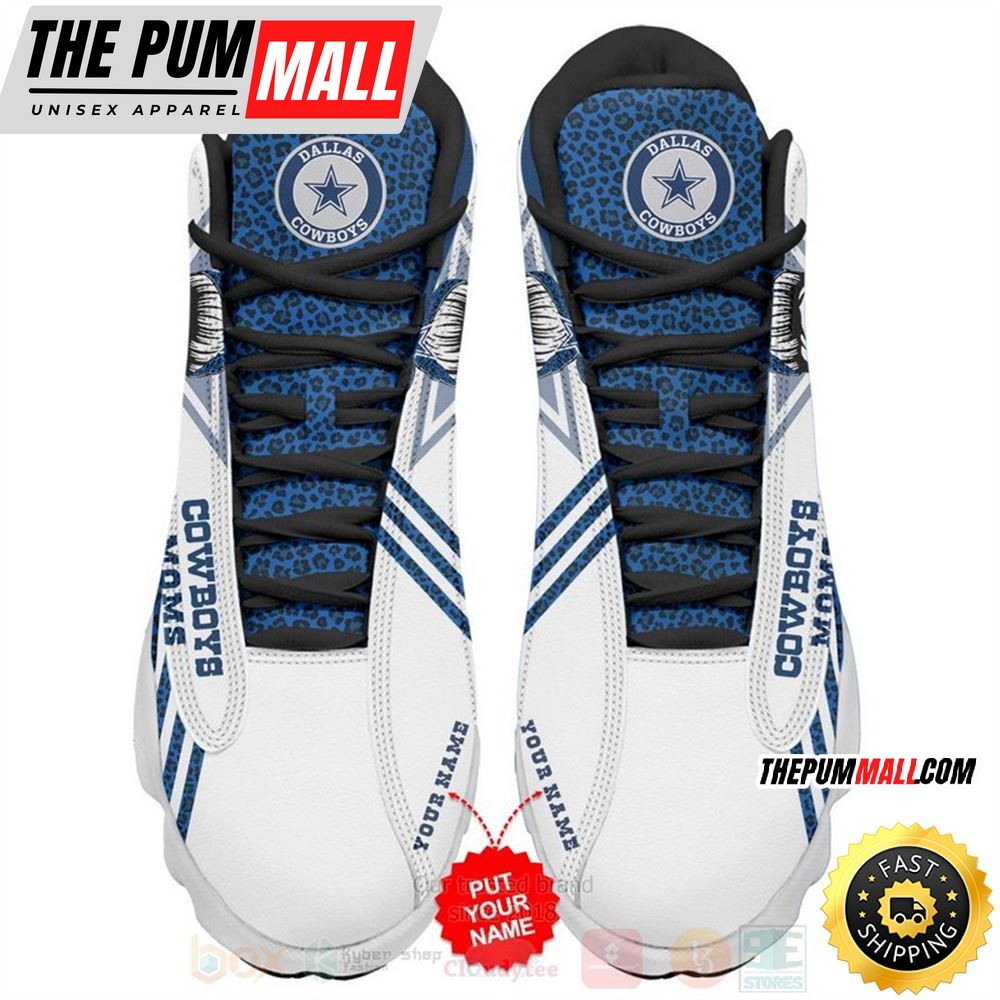 Dallas Cowboys Nfl Skull Football Custom Name Air Jd 13 Shoes