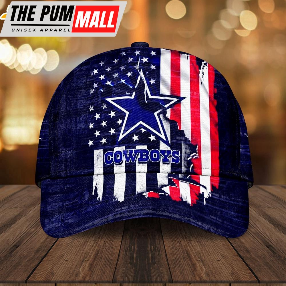 Dallas Cowboys NFL US Flag Baseball Caps