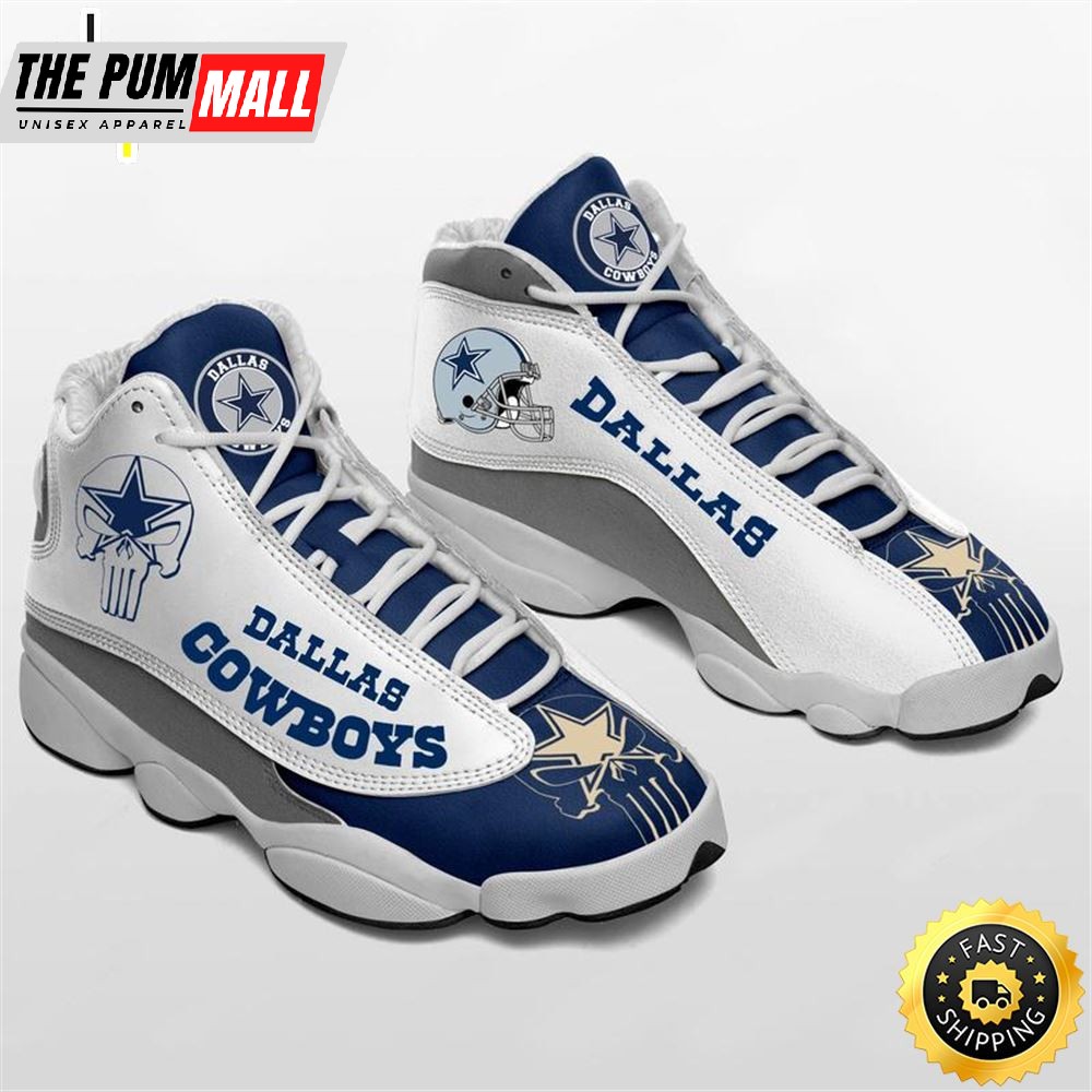 Dallas Cowboys Nfl Ver 1 Air Jd 13 Sneaker