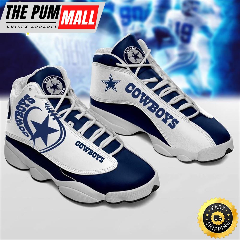 Dallas Cowboys Nfl Ver 3 Air Jd 13 Sneaker