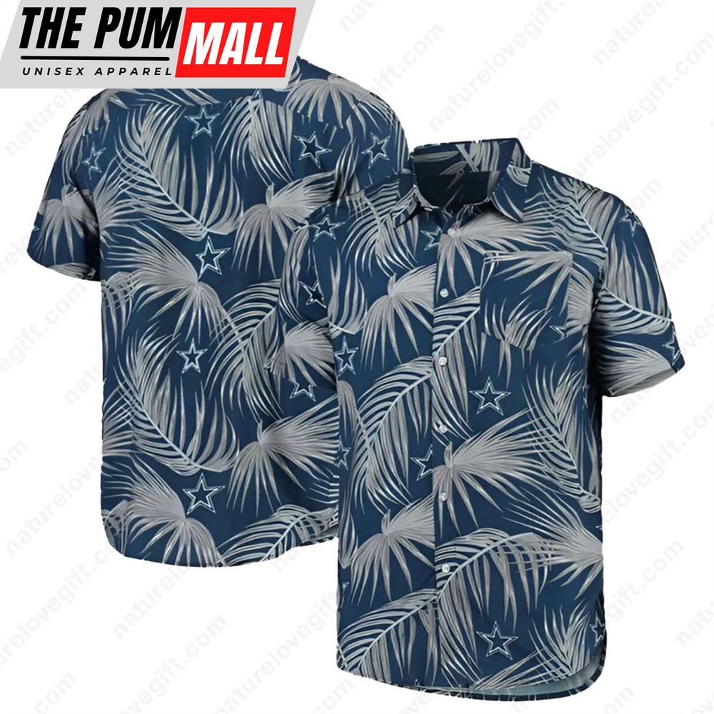 Dallas Cowboys Palm Leaves Vintage Old Navy Hawaiian Shirt