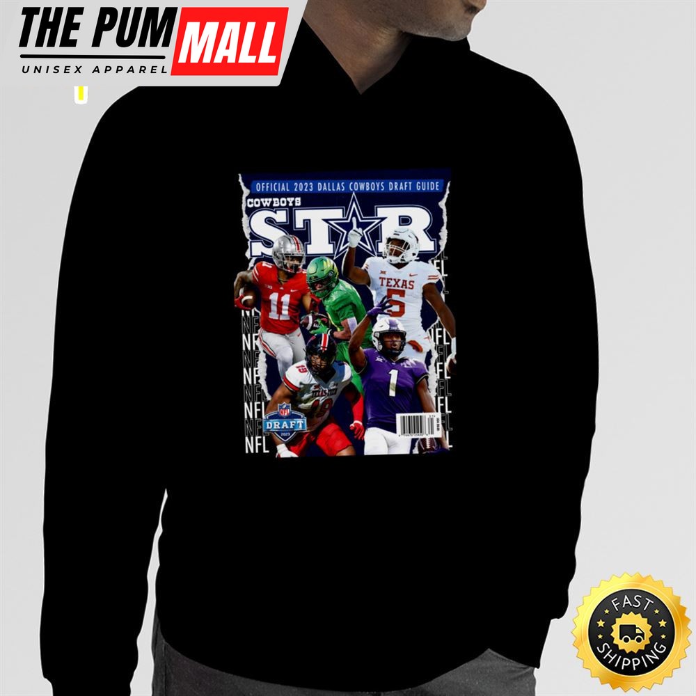 Dallas Cowboys Star Magazine Official 2025 Nfl Draft Guide Shirt
