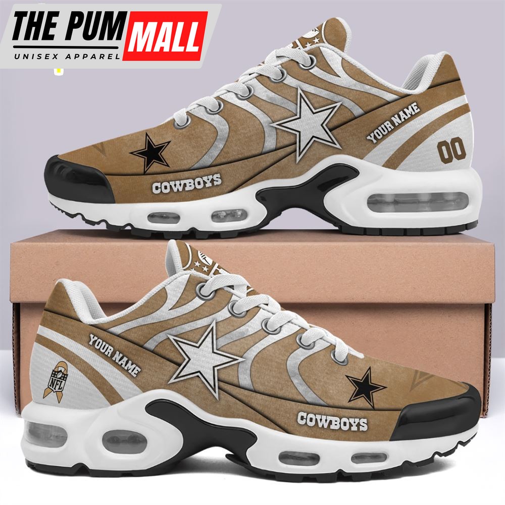 Dallas Cowboys TN Shoes Custom Your Name And Number Max Plus Shoes