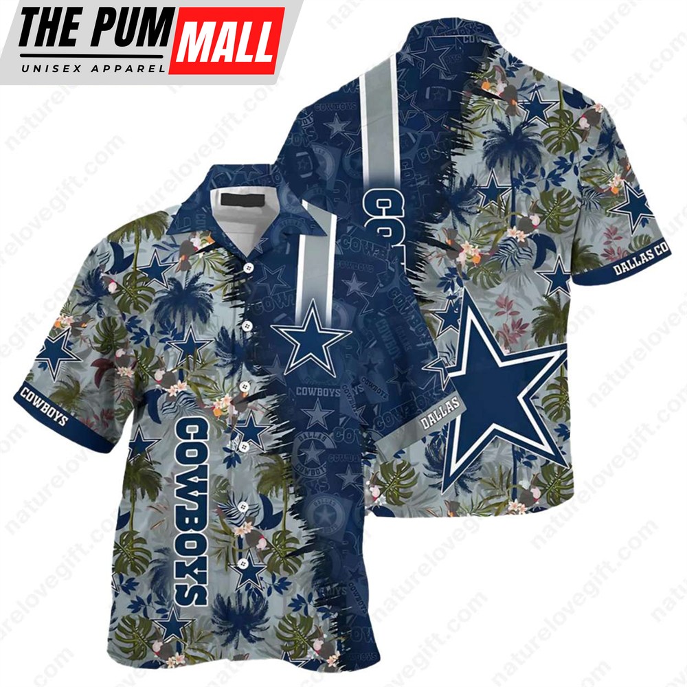 Dallas Cowboys Tropical Jungle Hawaiian Shirt NFL Gifts for Fans