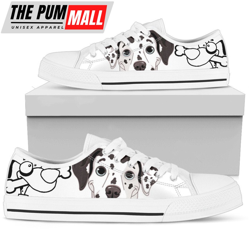 Dalmatian Dog Sneakers: Trendy Low Top Shoes for Dog Lovers