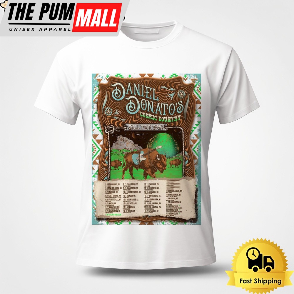 Daniel Donato’s Cosmic Country Fall Tour 2024 Unisex T-Shirt