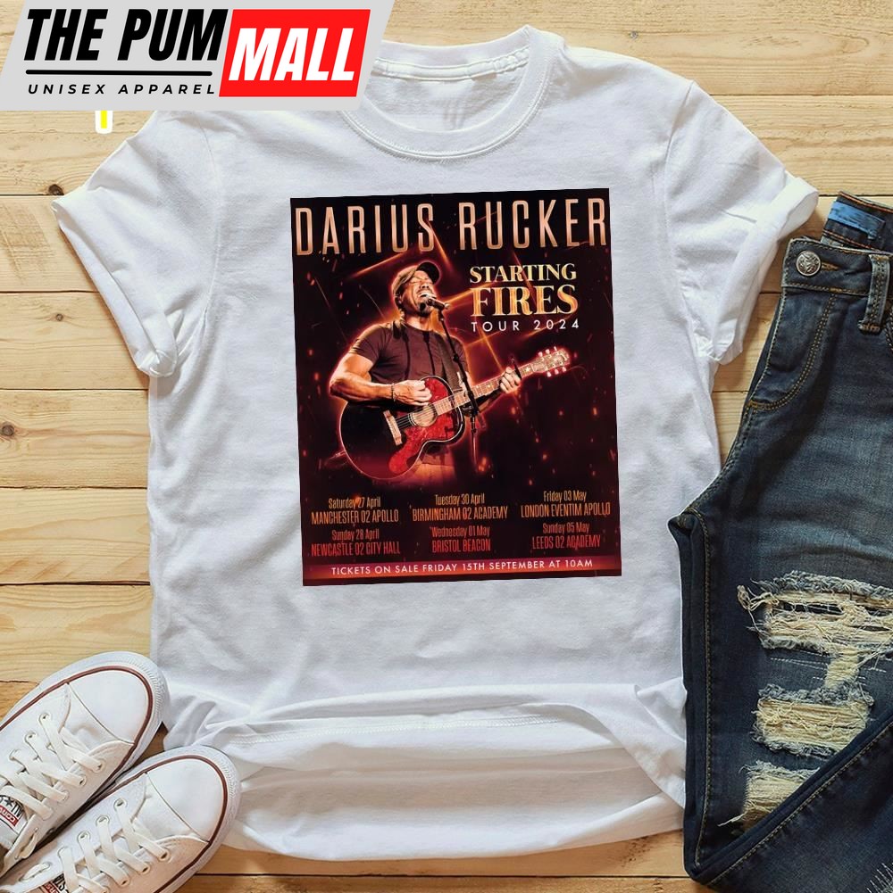 Darius Rucker Announces Uk Tour For 2025 T-Shirt