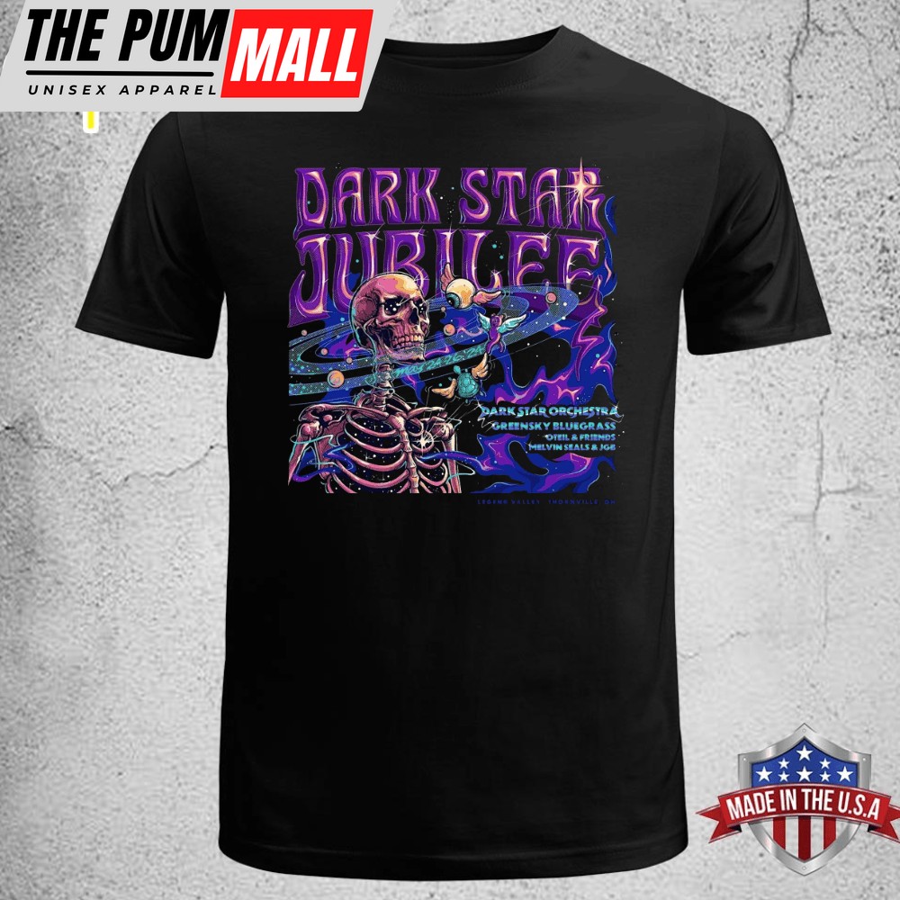 Dark Star Jubilee 2025 Legend Valley Thornville 24 May To 26 May Unisex T-shirt