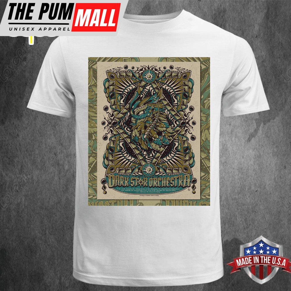 Dark Star Orchestra Spring Tour 2025 Poster T-shirt Tee