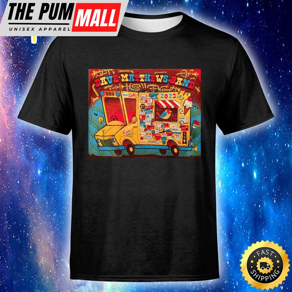 Dave Matthews Band Dmb Poster 2025 Summer Tour Unisex T-Shirt
